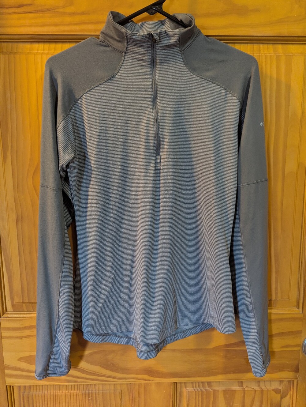 Columbia Gray Half-Zip Performance Top